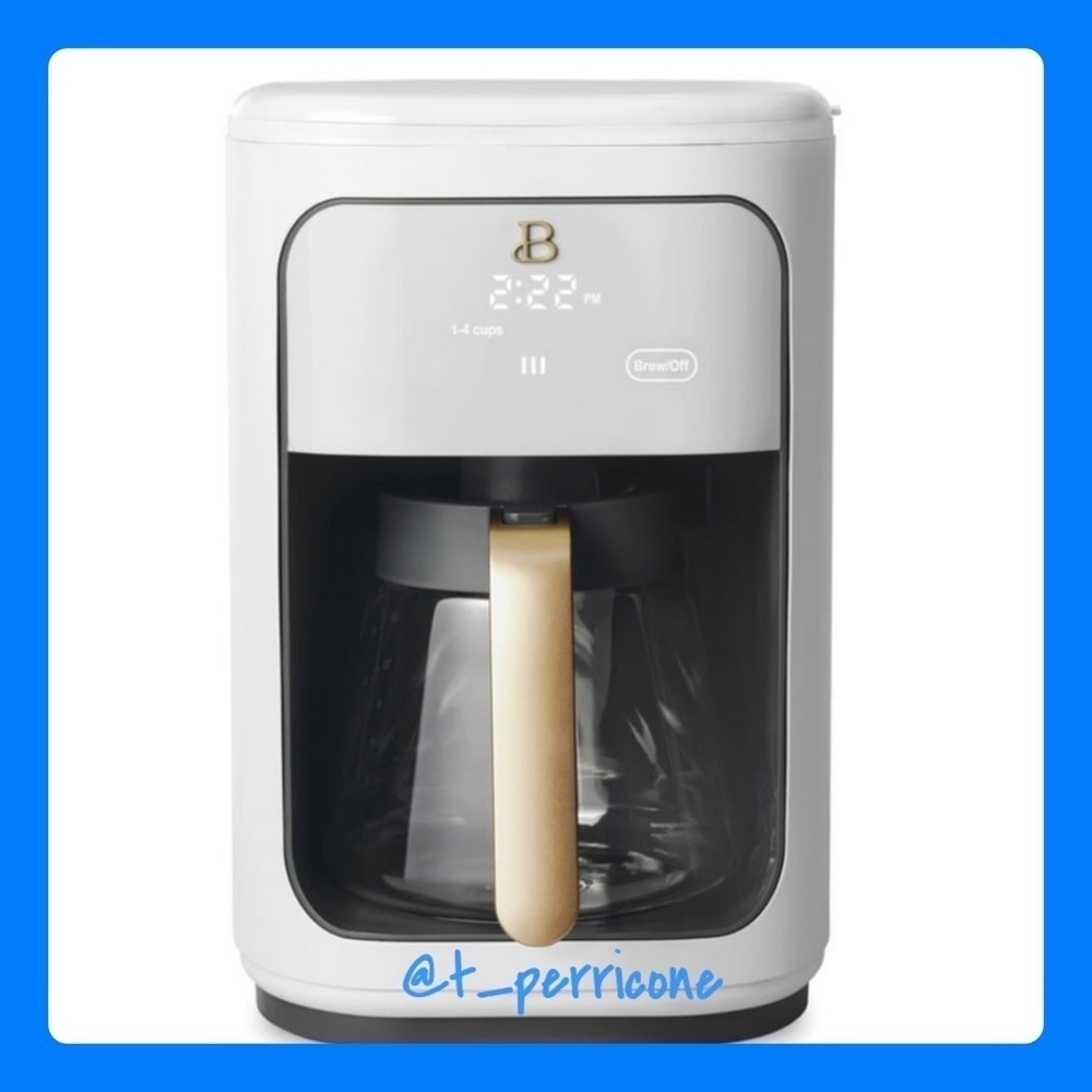 Beautiful 14 Cup Programmable Touchscreen Coffee Maker by Drew Barrymore